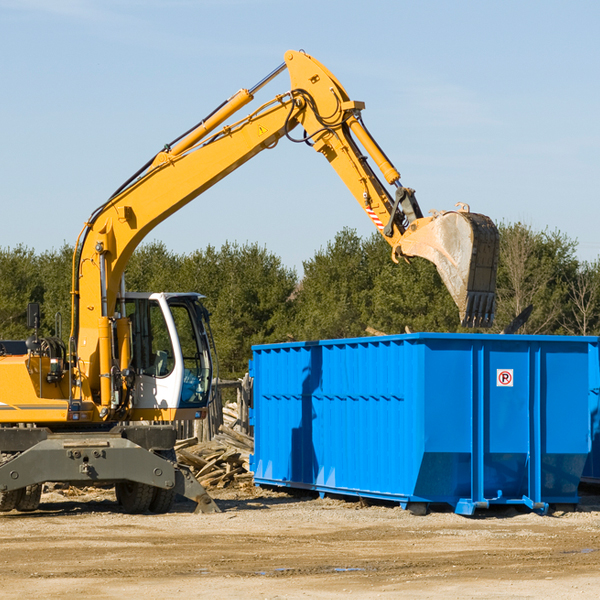 how many times can i have a residential dumpster rental emptied in Bellevue TX